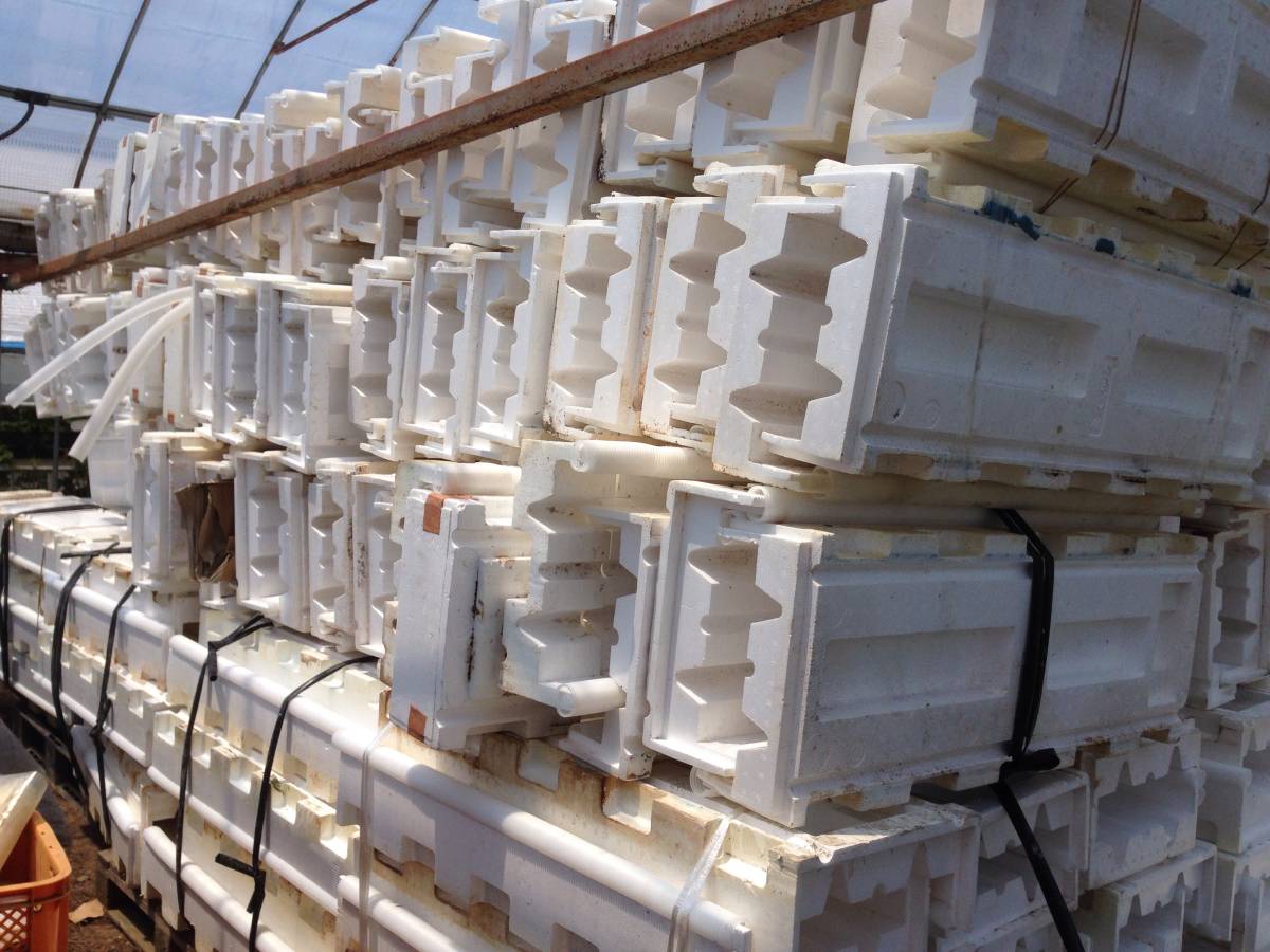 高設栽培　発泡スチロール 苺⁄いちご高設ベッド⁄発泡スチロール イチゴ 高設栽培 発泡スチロール