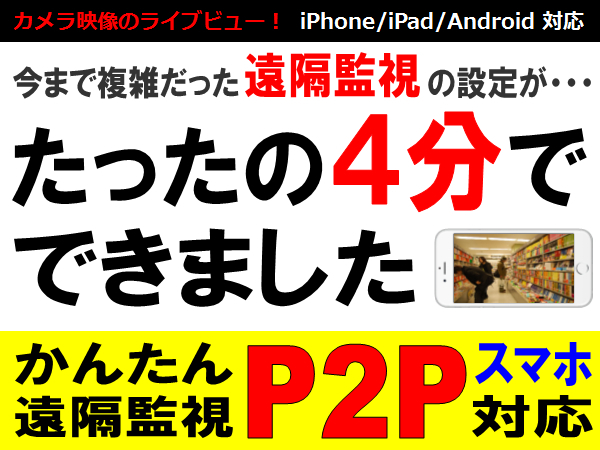 210万画素◇防犯&frasl;監視カメラ ４台セット◇HDD２ＴＢ内蔵◇3.6mm