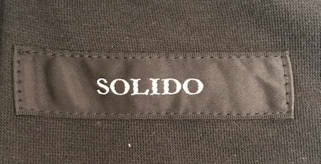 【美品】SOLIDO ソリード ジャージ素材 パンツ サイズ3 黒