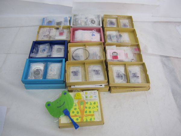 ☆まとめて☆ 千趣会 手作りアクセサリーキット ビーズ ビーズ&シルバー ストーン クラフトアクセサリー 12個セット 作成キット1M288