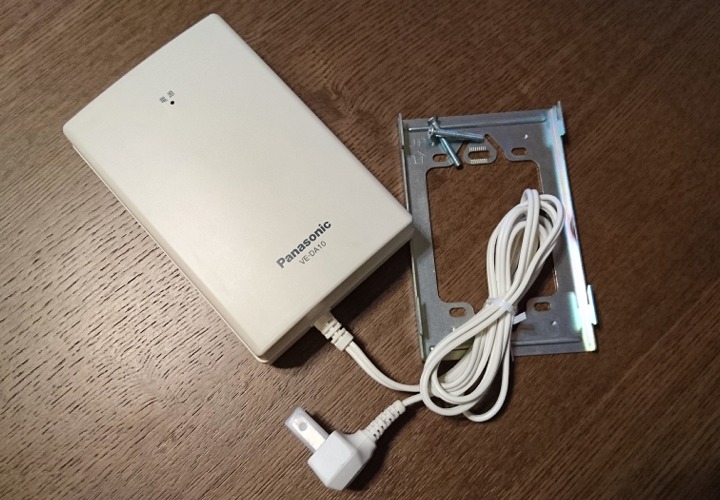 Panasonic パナソニック ドアホンアダプター グレー VE-DA10中古美品 現役バリバリ！_1