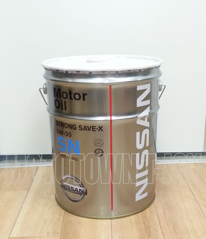 日産 ニッサン純正オイル SNストロングセーブ・X 5W-30 20L （KLAN5