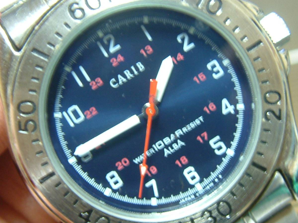 SEIKO ALBA CARIB V701-1430 電池切れ フルオリジナルです。(アルバ 