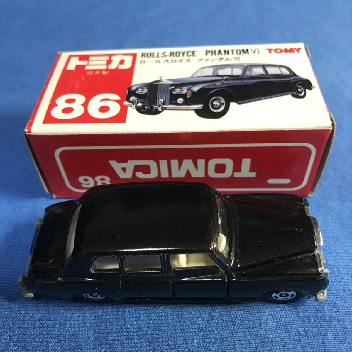 トミカ 日本製 86 ロールスロイス ファントムⅥ 中古 赤箱