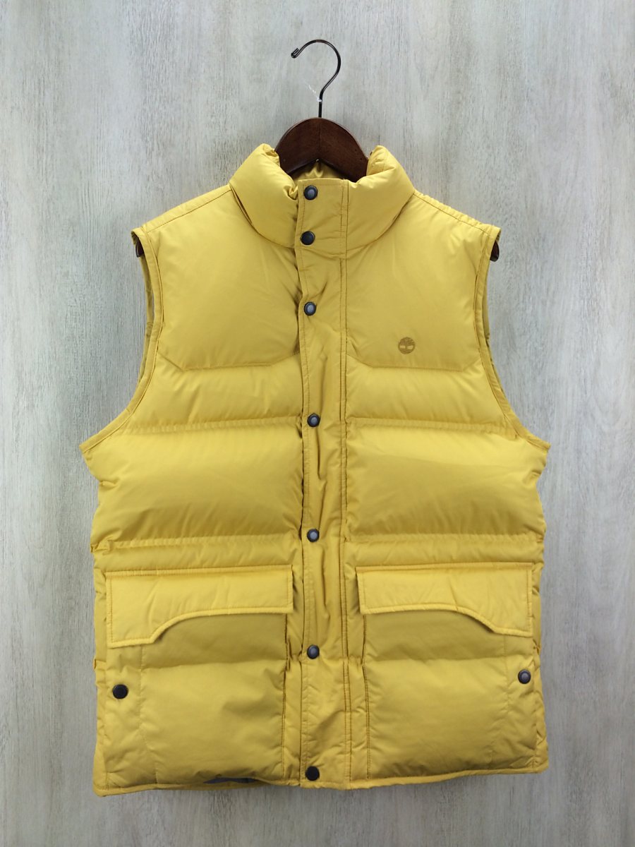 Timberland◆ダウンベスト/L/ポリエステル/YLW