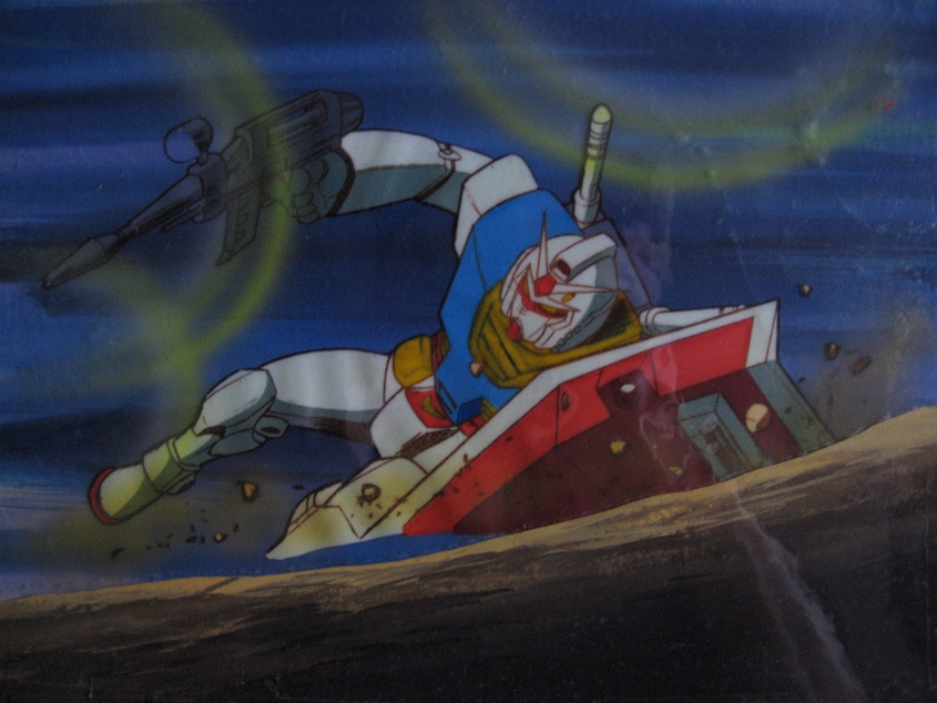 ガンダム TV 機動戦士ガンダム ガンダム セル画 直筆背景 直筆背景画