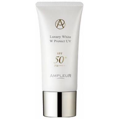 アンプルール ラグジュアリーホワイト WプロテクトUVプラス 新品 日焼け止め 未開封 AMPLEUR 30g UVカット 乳液