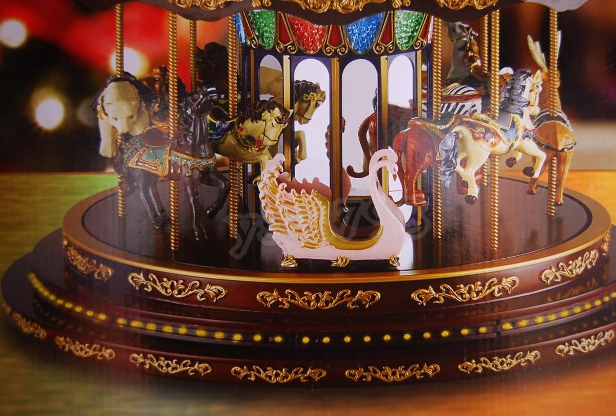 ジャンク品 ミスタークリスマス カルーセル ミレニアムエディション