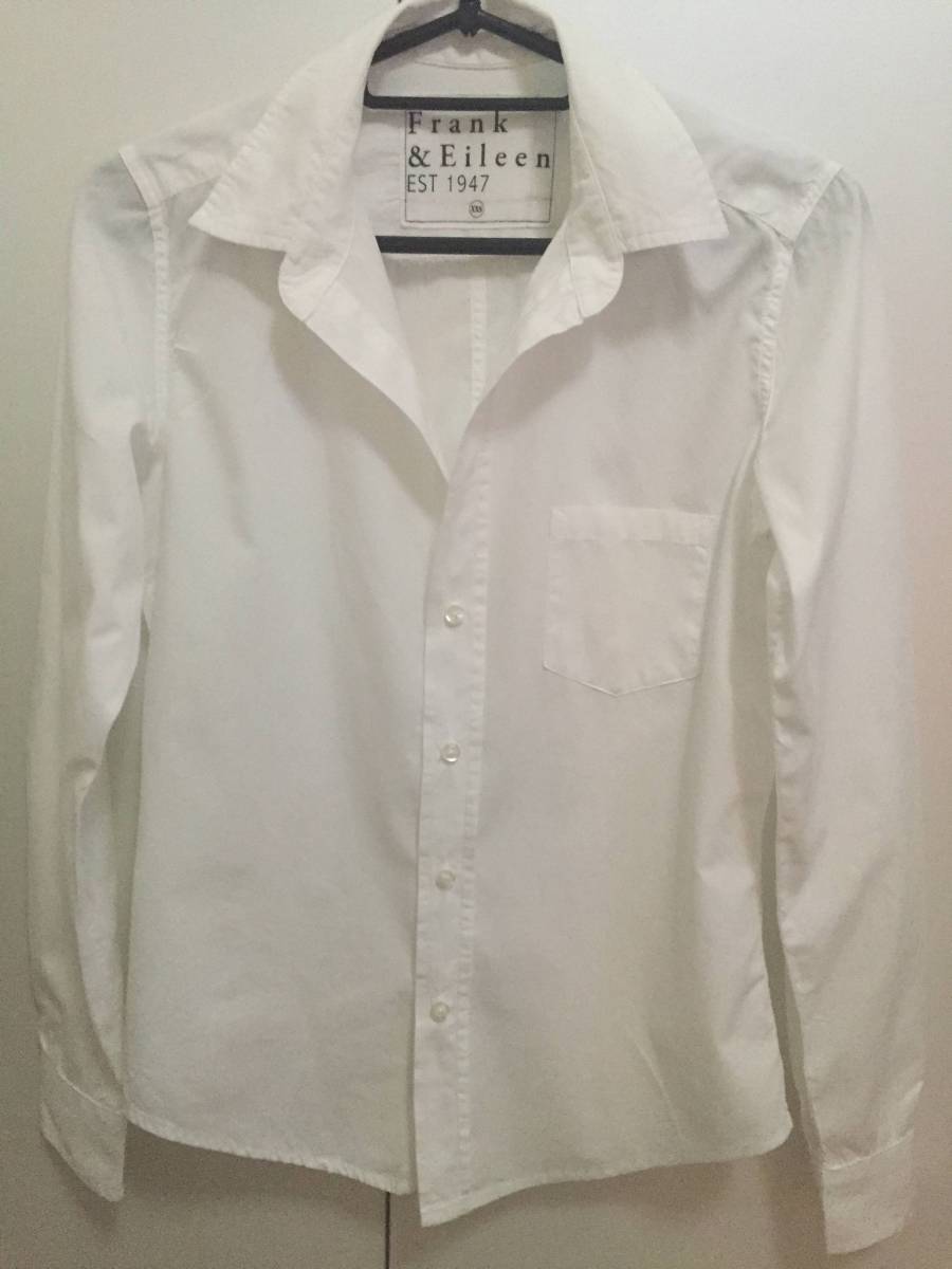 定番，限定SALE フランクアンドアイリーン frank&eileen 白 シャツ xxs(XSサイズ以下)｜売買されたオークション情報、yahooの商品情報をアーカイブ公開 - オークファン XSサイズ以下