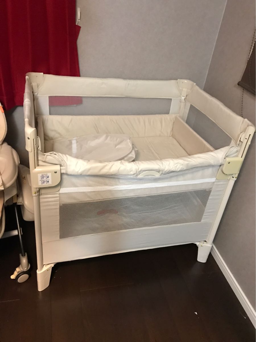 出産準備セット ココネルベビーベッド電動ラック アップリカハイシートソラリアプレミアム チャイルドシート エールベベバウンサー抱っこ紐_7