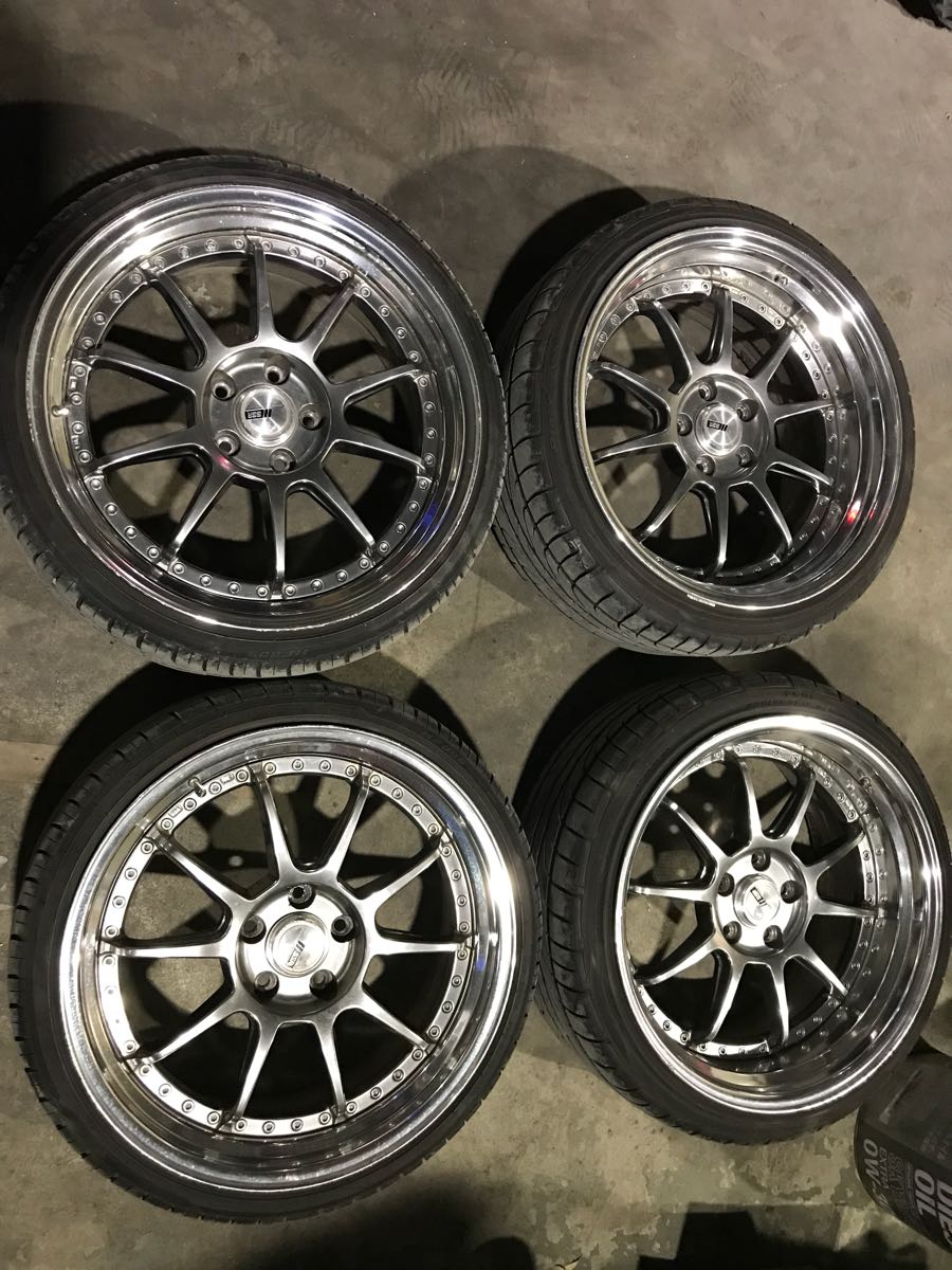 SSR プロフェッサーSP3 19インチ チタンシルバー 段リム タナベ ssr