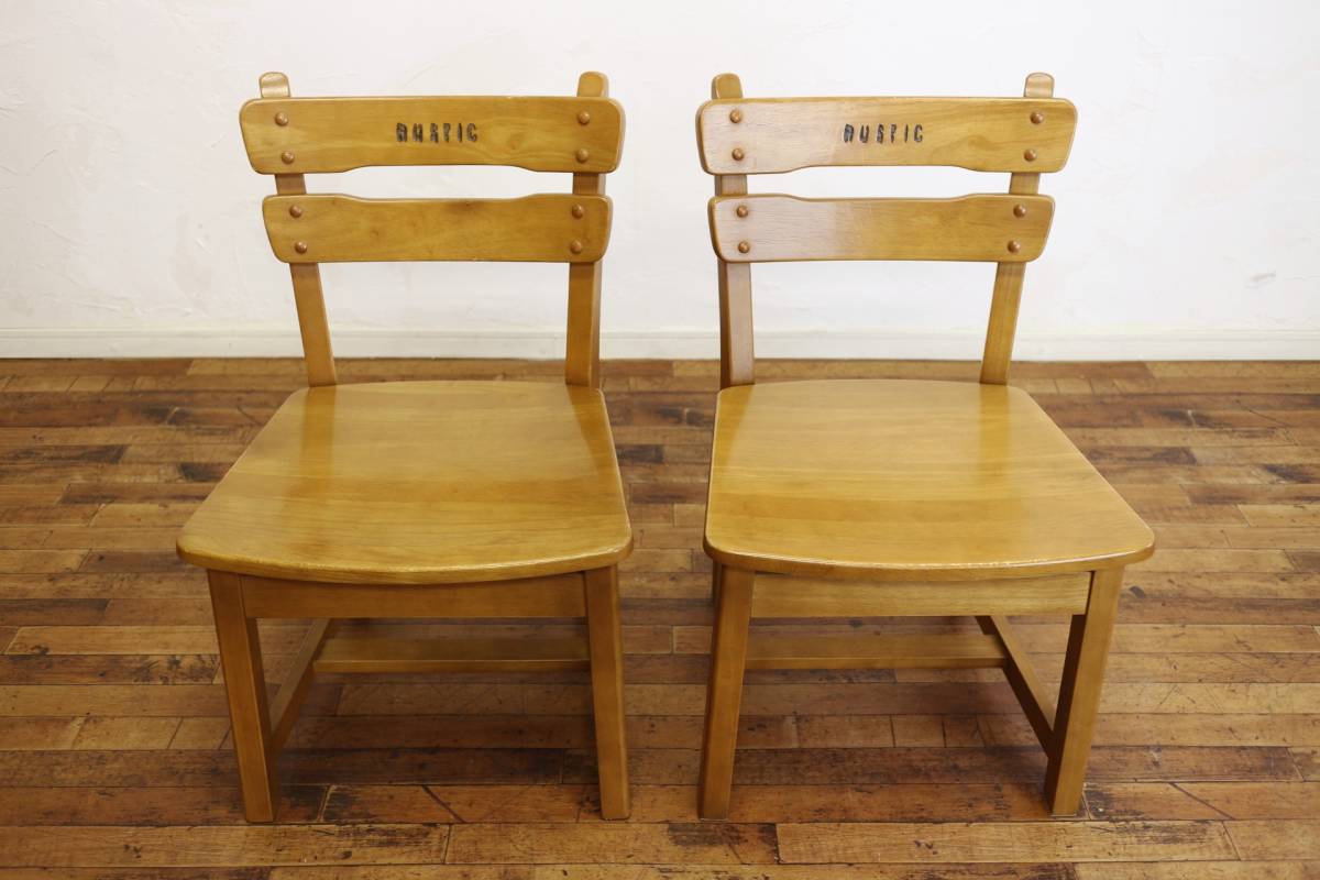 カリモクkarimoku RUSTIC ルスティックダイニングチェア2脚 ① 【公式