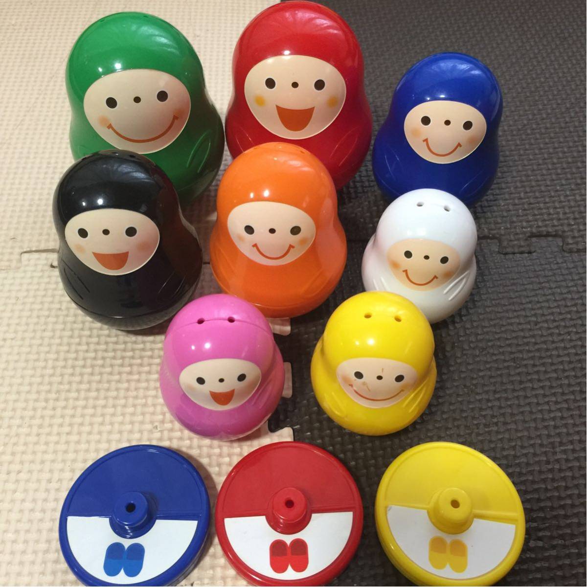 こどもちゃれんじ いろっち マトリョーシカ 8色セット ピンク オレンジ