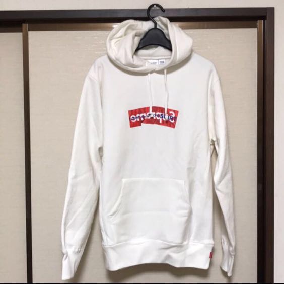 【得価，送料無料】 Supreme Comme des Garcons SHIRT Box Logo Hooded Sweatshirt Lサイズ パーカー(パーカ)｜売買されたオークション情報、yahooの商品情報をアーカイブ公開 - オークファン 男性用