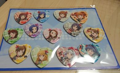 アイドルマスター プラチナスターズ/ハート型 缶バッジ