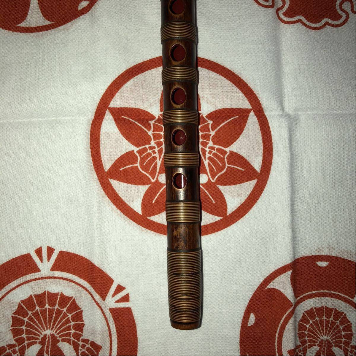 篠笛 蘭情 八本調子 七穴 総藤巻 袋付き 3 初心者におすすめ
