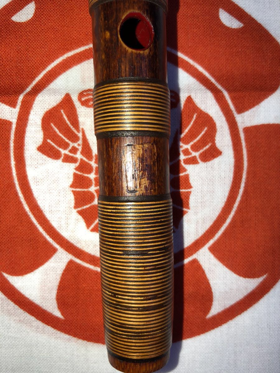 篠笛 蘭情 八本調子 七穴 総藤巻 袋付き 3 初心者におすすめ