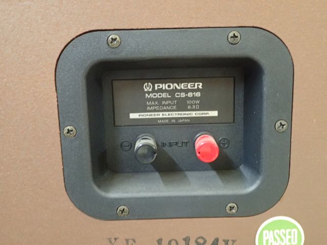 C】Pioneer CS-616 スピーカーペア パイオニア 3339723 GY0014 Pioneer