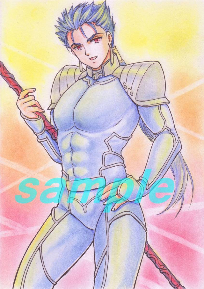 同人手描きイラスト クー フーリン Fate Stay Night Fgo 青年 男の子 手描きイラスト 売買されたオークション情報 Yahooの商品情報をアーカイブ公開 オークファン Aucfan Com