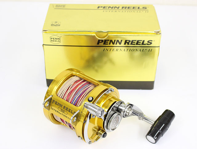 PENN INTERNATIONAL 50S 2-SPEED LEVER DRAG TROLLING FISHING REEL