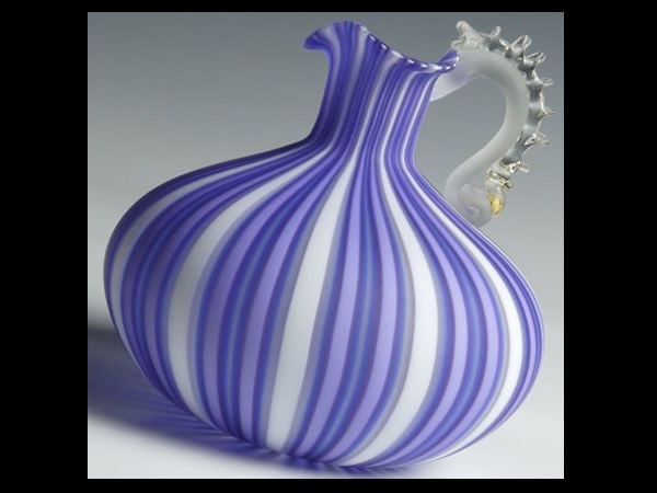 藤田喬平 手吹ガラス ・ 徳利 ・ 美術品 ・ガラス 酒器 ・花瓶 藤田