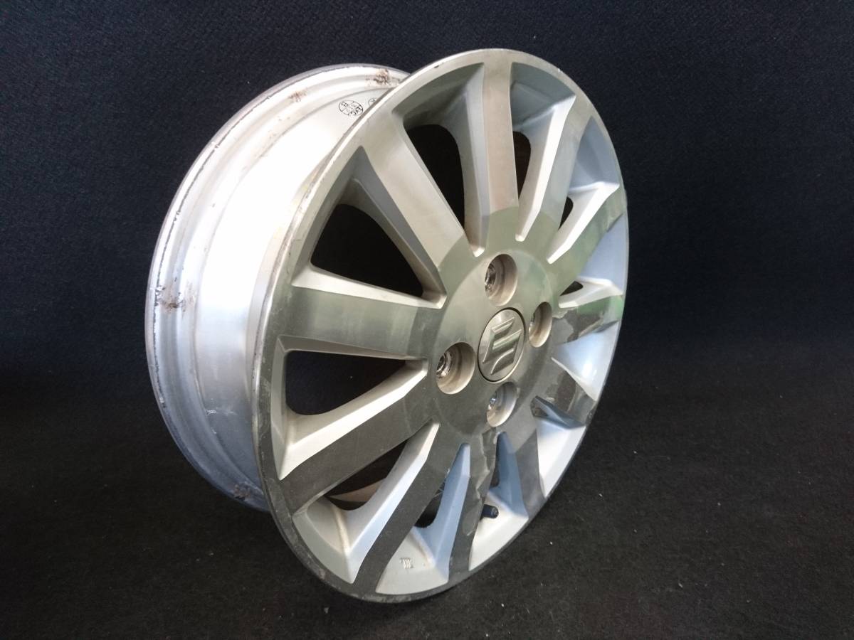 スズキ ワゴンR等に! スズキ純正AW 14×4.5J 4H PCD100 OFF50 4