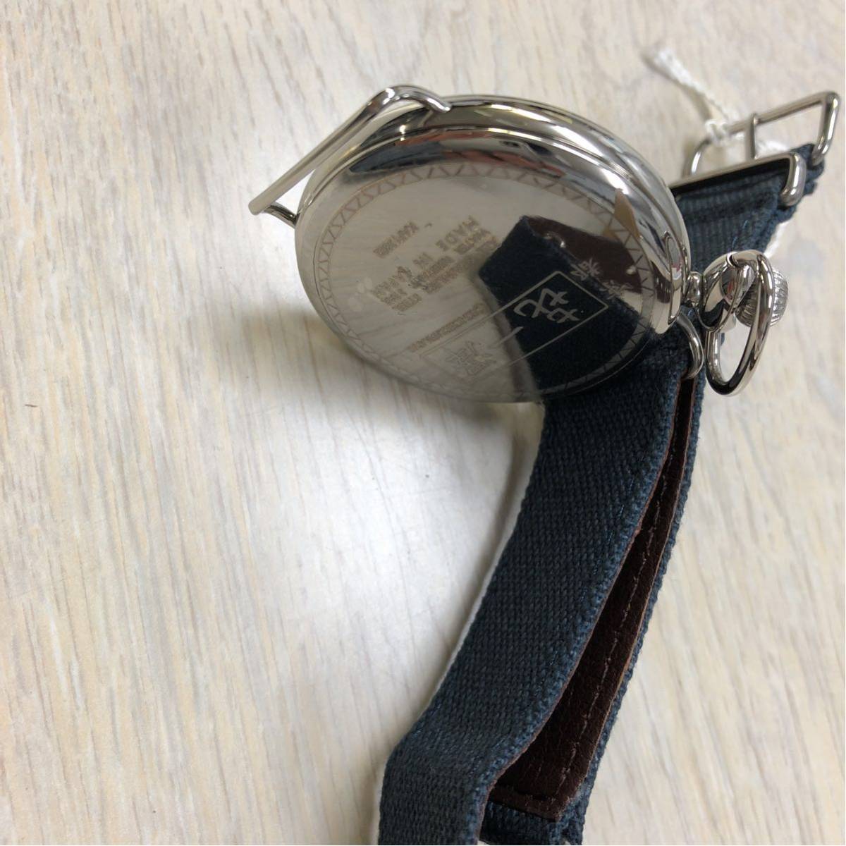 京都 一澤 帆布生地ベルト 腕時計 非売品おまけ付 日本製 希少 喜一澤