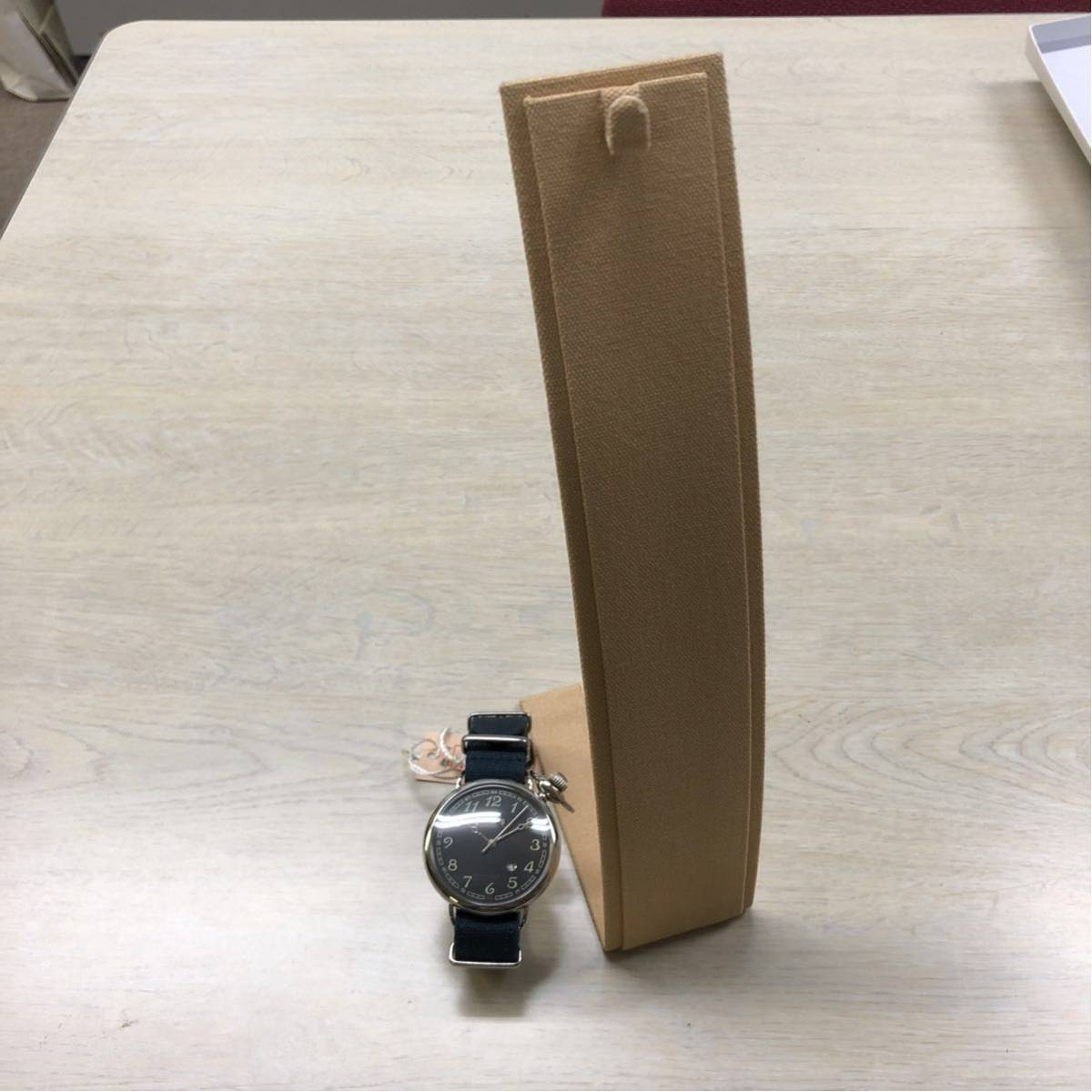 京都 一澤 帆布生地ベルト 腕時計 非売品おまけ付 日本製 希少 喜一澤