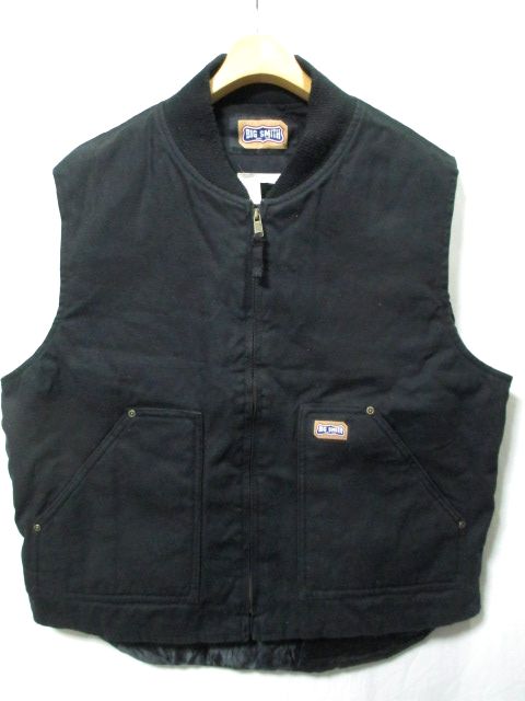 新作，最新作 BIG SMITH/ビッグスミス ダック地 ワーク ベスト 黒 XL ビンテージ(XLサイズ以上)｜売買されたオークション情報、yahooの商品情報をアーカイブ公開 - オークファン XLサイズ以上