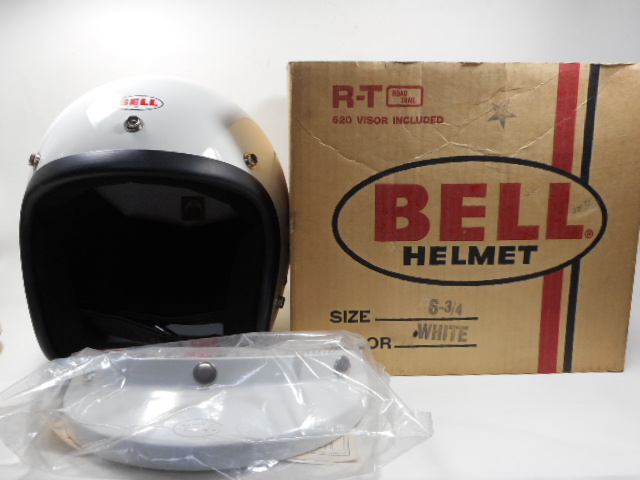BELL R-T ジェットヘルメット 70s 0 M NOS! Sシェル! ☆ 目深加工済み