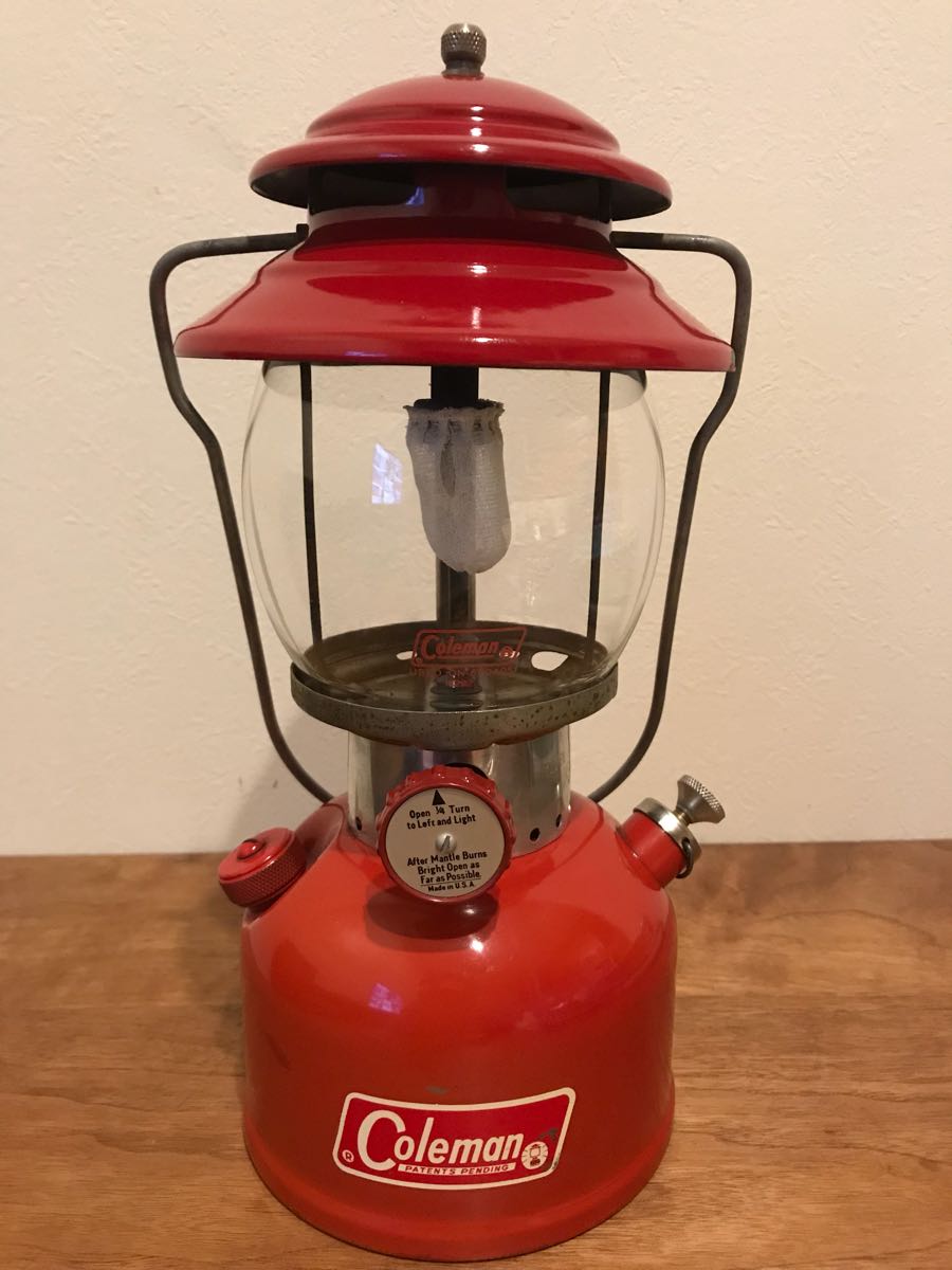 ビンテージ Coleman コールマン 200A ランタン ビンテージランタン 赤_1