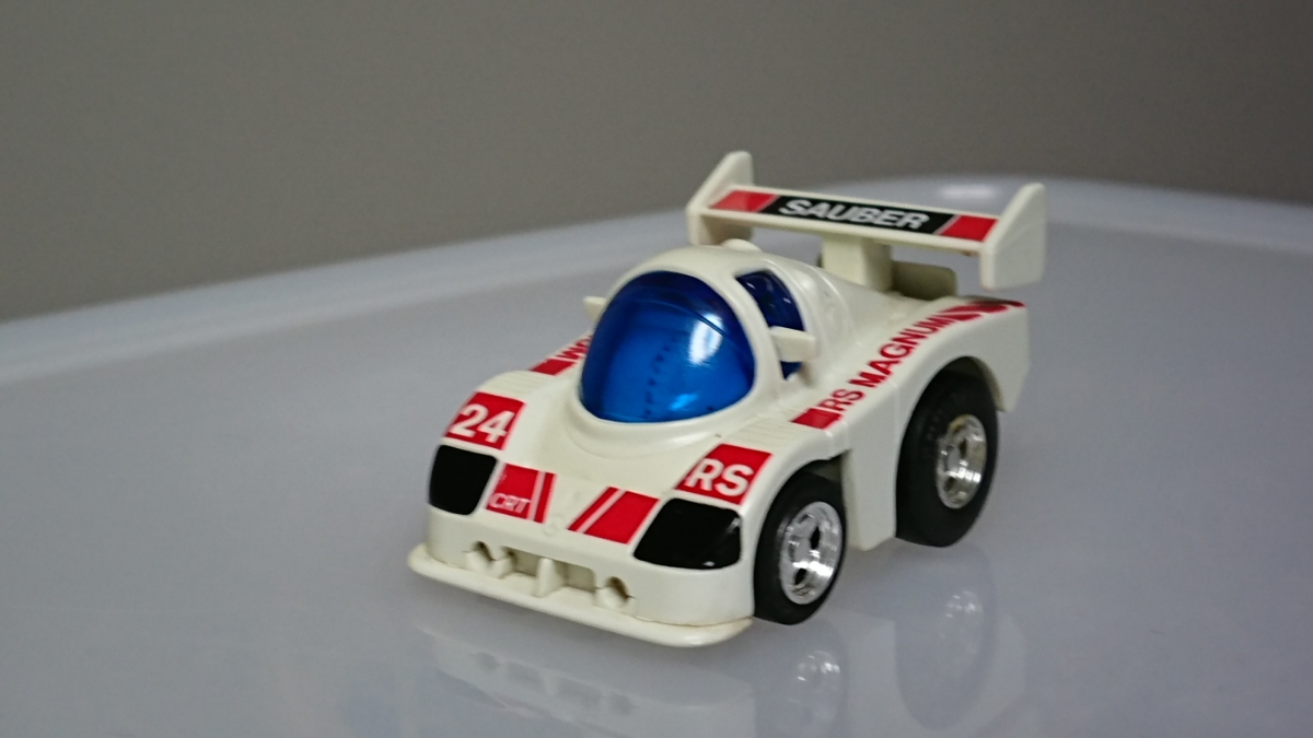 チョロQ HG-024-2 ザウバーメルセデス C9 初期 ホワイトボディ ウインド クリアブルー 日本製