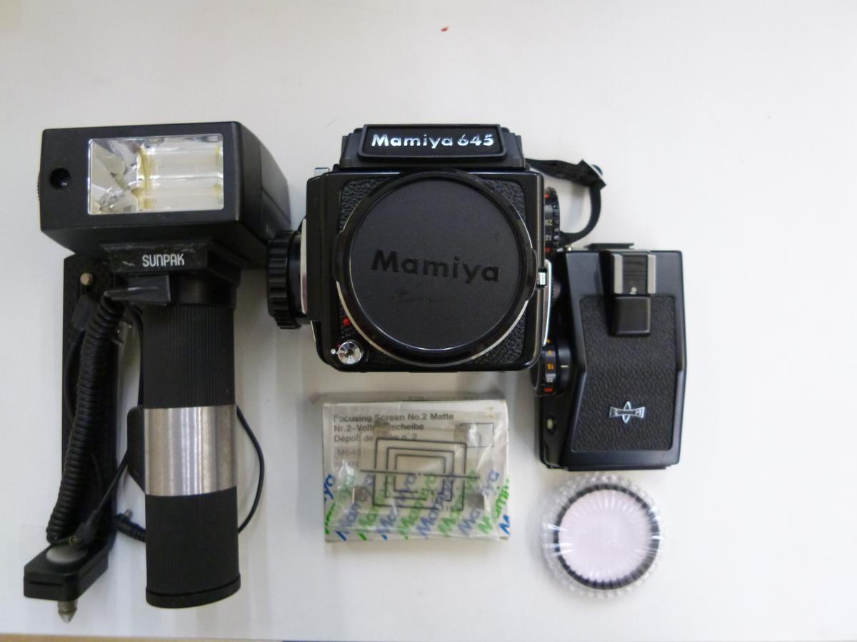 マミヤ MAMIYA M645 70mmレンズ付 中古 ジャンク G1-18 マミヤ M645