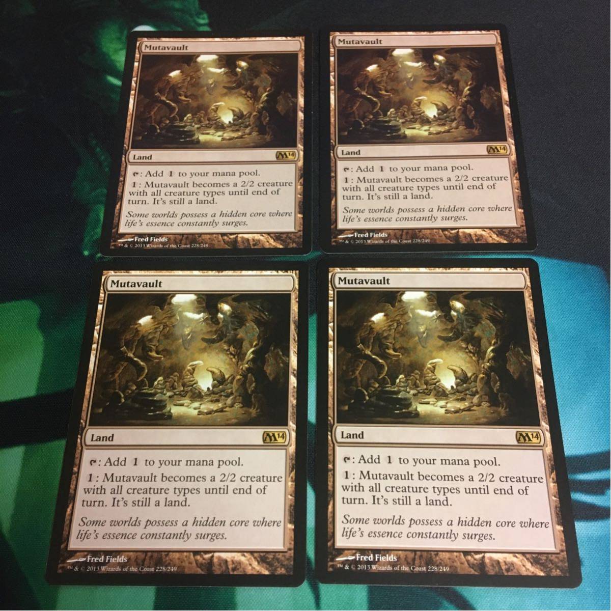 変わり谷/Mutavault  M14英語4枚セット MTG 変わり谷/Mutavault/英語/M14/4枚セット