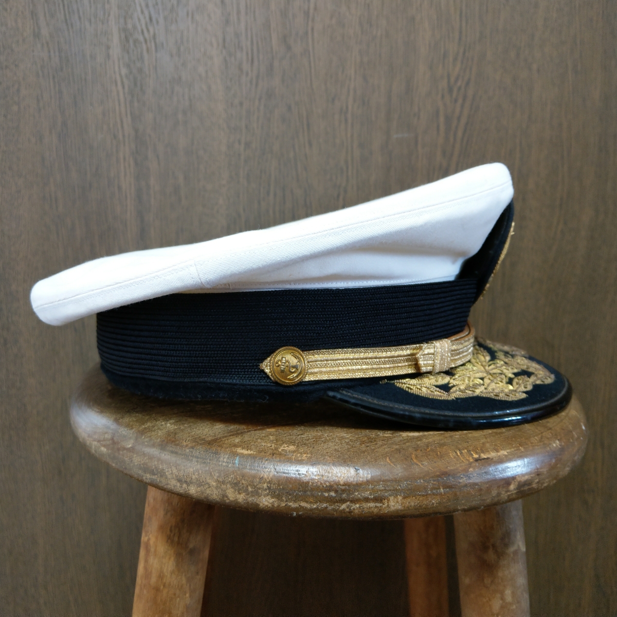 ☆古い海上自衛隊 将官制帽☆海自幹部の所持品(日本軍軍隊陸軍海軍軍帽