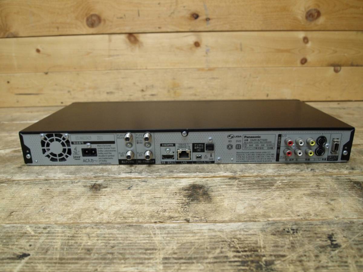 ☆Panasonic パナソニック DMR-BZT600 HDD ブルーレイレコーダー 2011