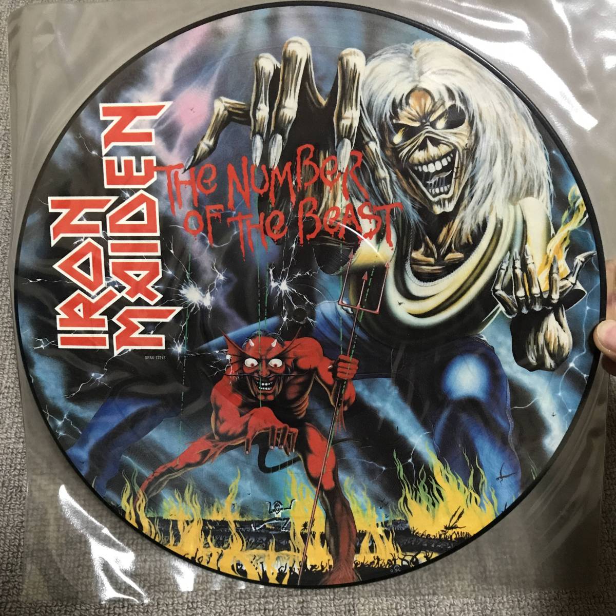 IRON MAIDEN / The number of the beast ピクチャーレコード The