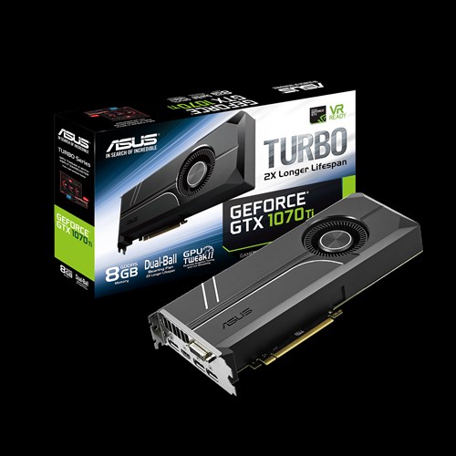 ゼルダ様用 使用1ヶ月】ASUS TURBO-GTX1070TI-8G GeForce GTX1070TI デュアル
