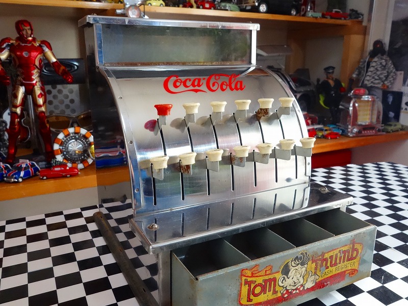 当時物☆コカコーラ 本物 50s ビンテージ トイレジスター レトロ