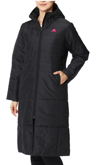 adidas ベンチコート レディース Mサイズ ブラック 定価13824円