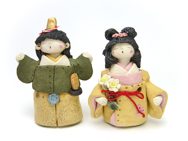 水野 雅子 雛人形 陶人形 平安陶人形 陶器 焼き物 水野雅子 作家作品