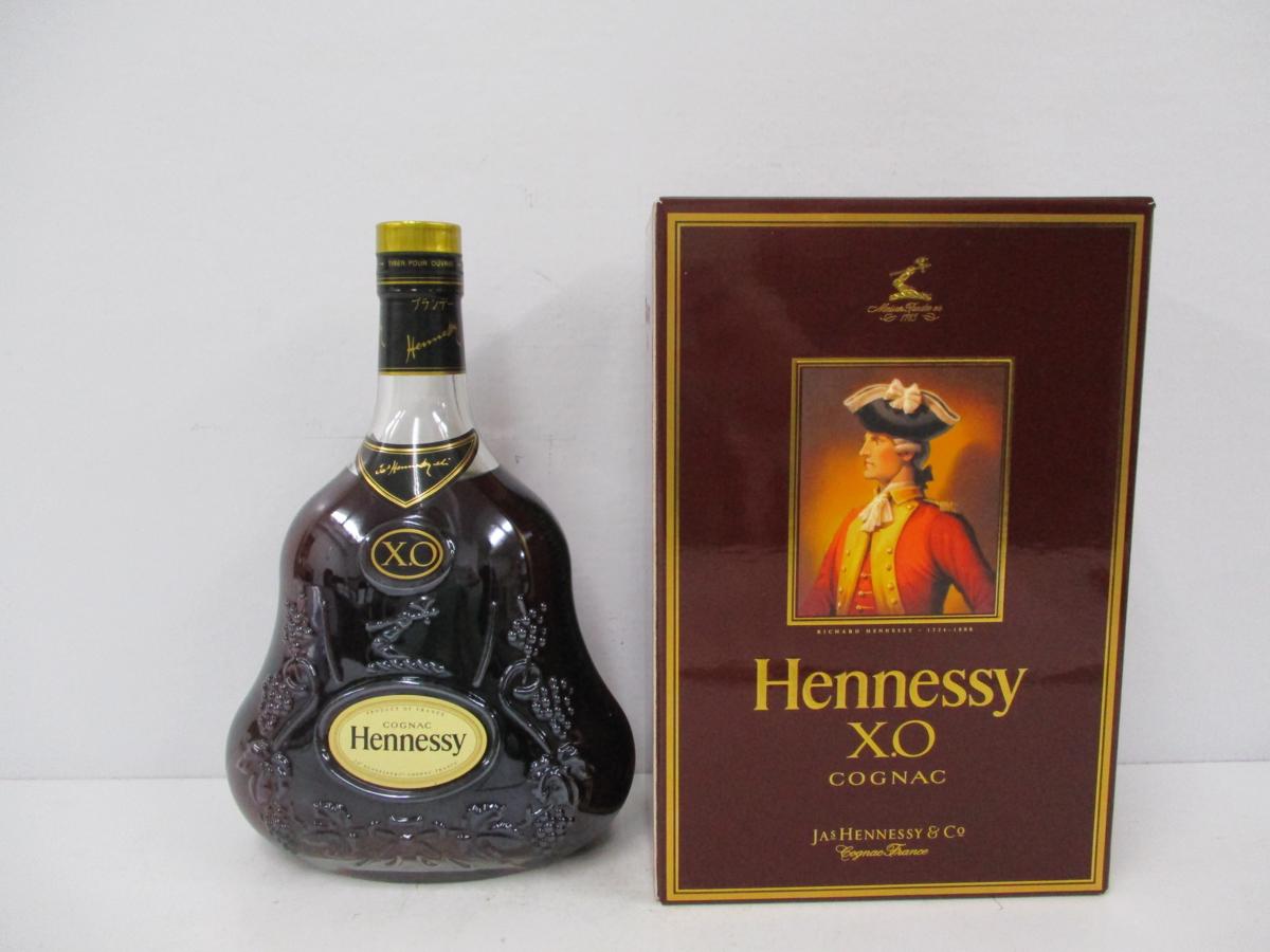 E886☆古酒☆1000円～☆Hennessy XO ヘネシーXO 箱入り 700ml 40