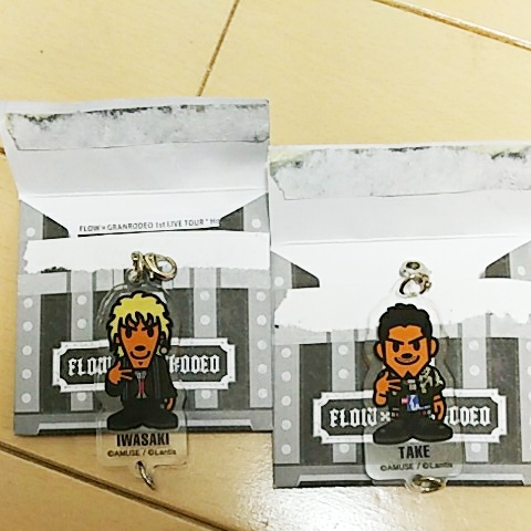 FLOW x GRANRODEO ランダムチャーム TAKE IWASAKI 二個セット ロデオ_1