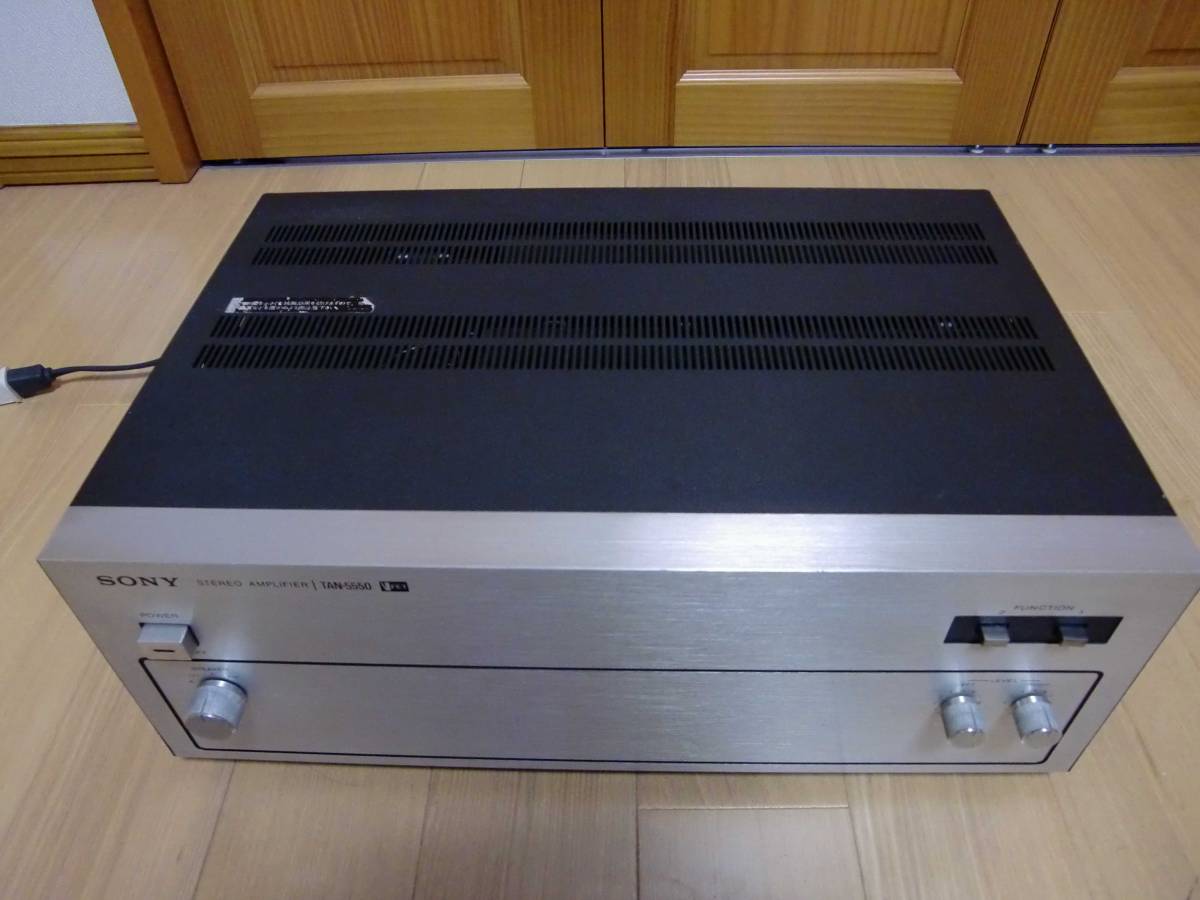 SONY TAN-5550 ステレオアンプ ジャンク 動作未確認 SONY TAN-5550 ステレオパワーアンプ 【公式通販】