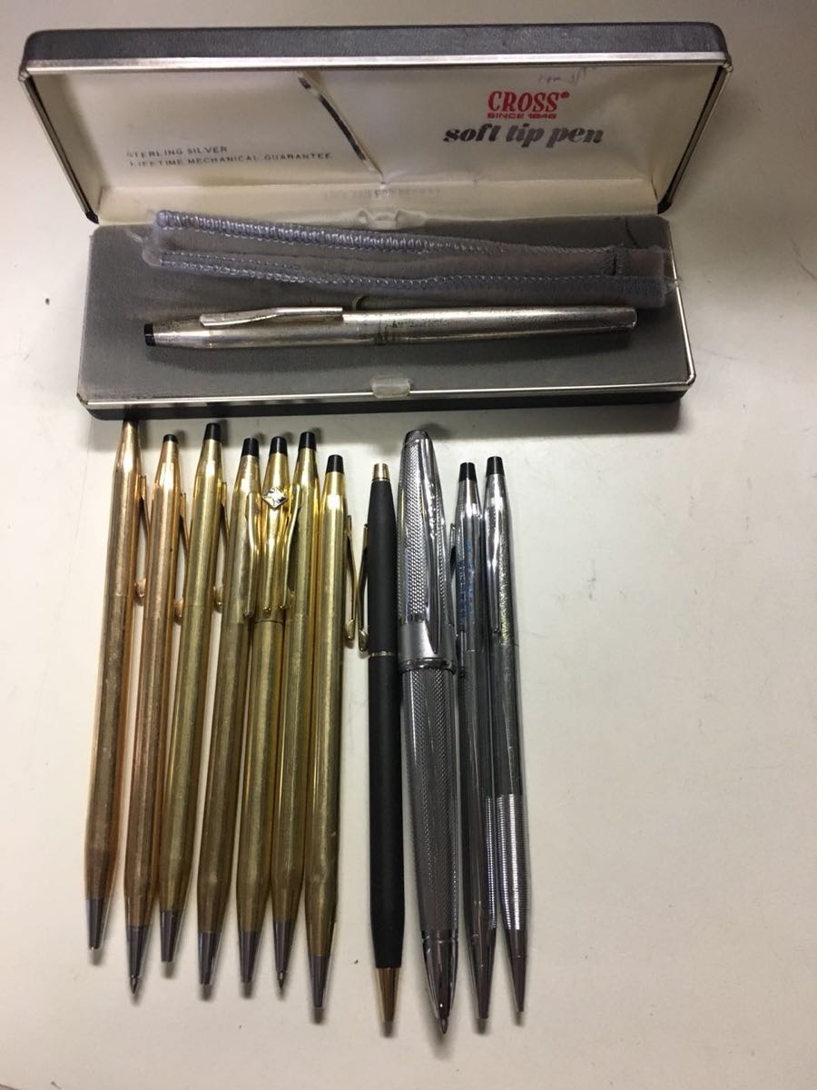 CROSS ボールペン 12KT GOLD FILLED 4本/14KT 2本/10KT 1本/ CROSS