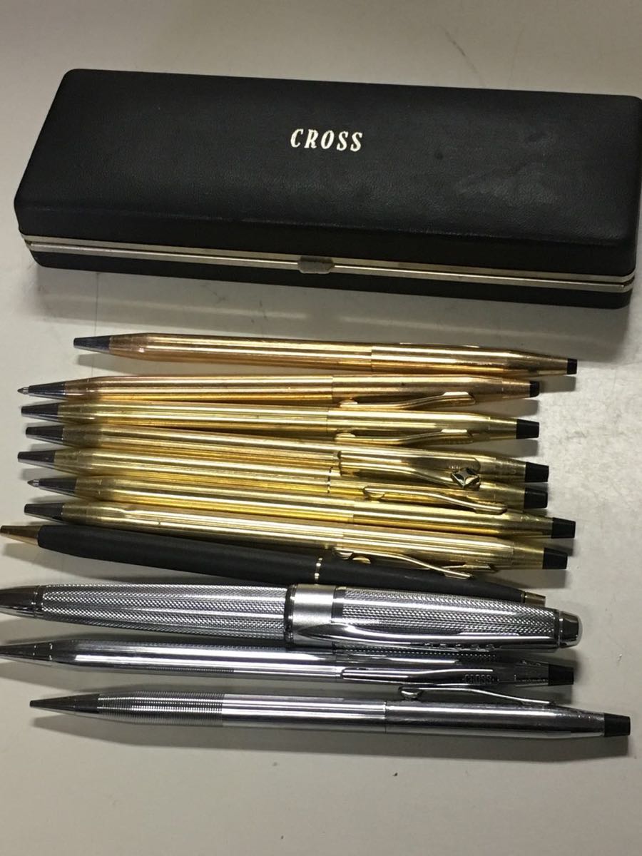 CROSS ボールペン 12KT GOLD FILLED 4本/14KT 2本/10KT 1本/ CROSS