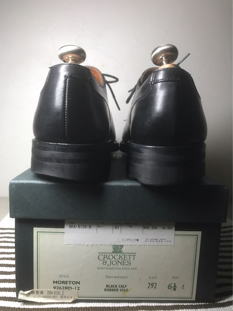 格安 】 クロケット & ジョーンズ モールトン UK 6 1/2 E ブラック 