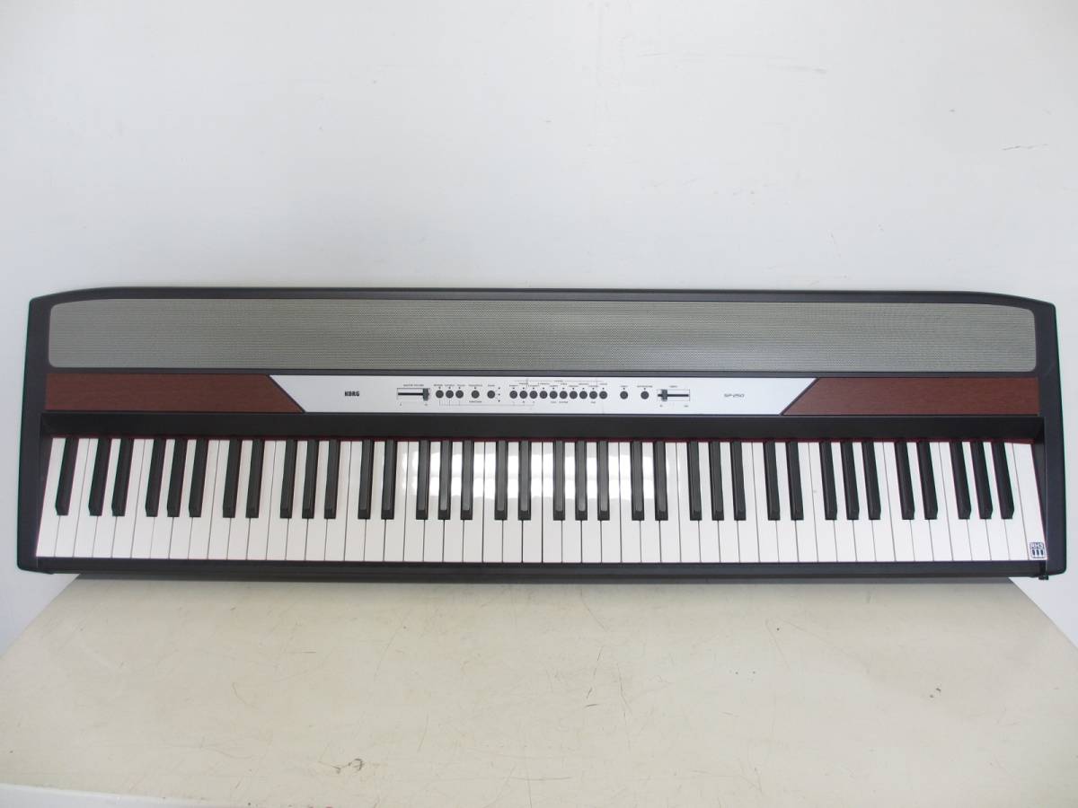 KORG 電子ピアノ SP-250 88鍵盤 スタンド、イス、ペダル付き ※547