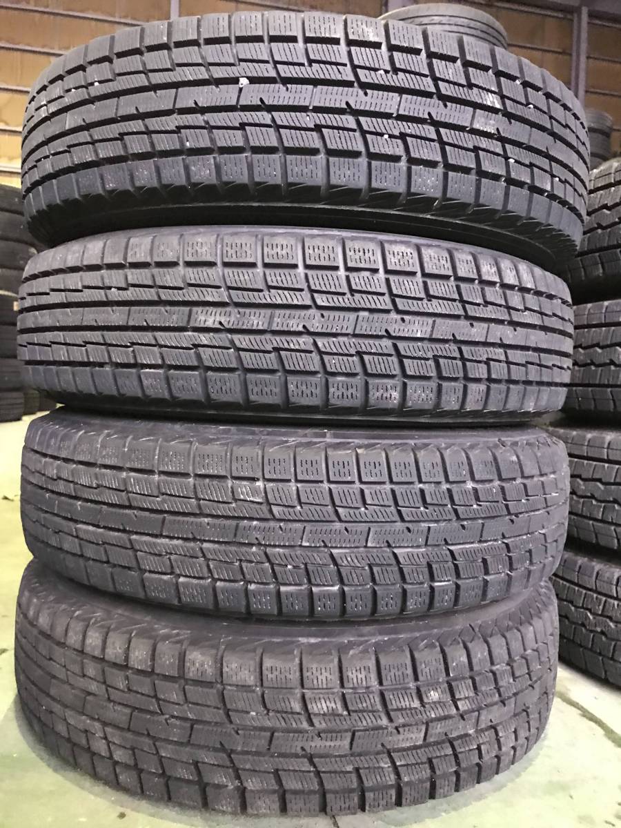 中古 通販 バリ山145/80R13 75Q 鉄ホイール・激安!!4本セット価格1541