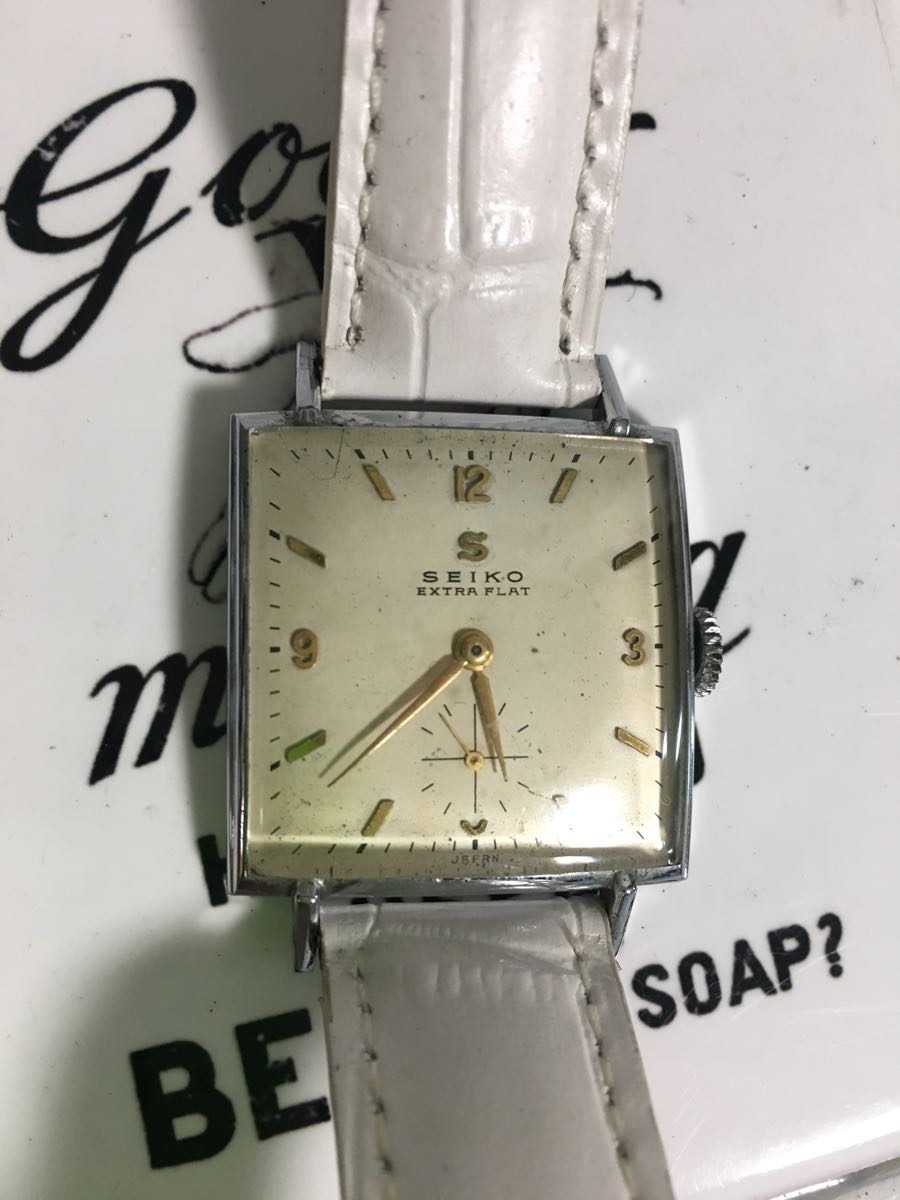 ☆SEIKO EXTRA FLAT セイコー エキストラフラット 手巻き スモセコ